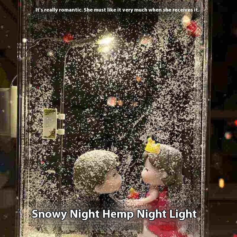 Magic Snowy Night Lights