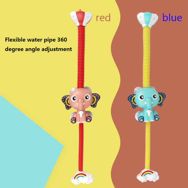 Electric Baby Water Game Toy Elephant Model