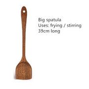 Non-stick cooking special wooden spatula