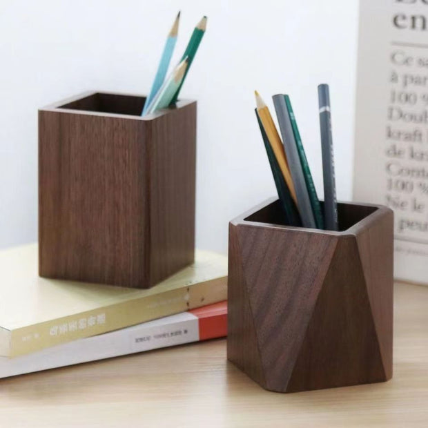 Wooden Pen Holder