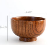 Wooden round  bowl