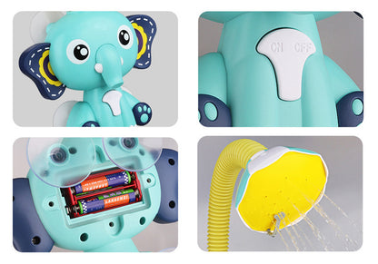 Electric Baby Water Game Toy Elephant Model