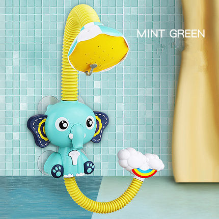 Electric Baby Water Game Toy Elephant Model