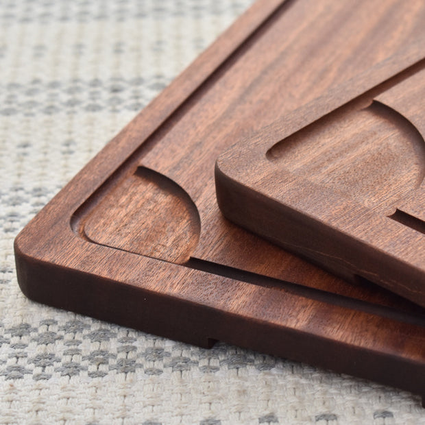 Wooden Steak and Pizza Serving Plate