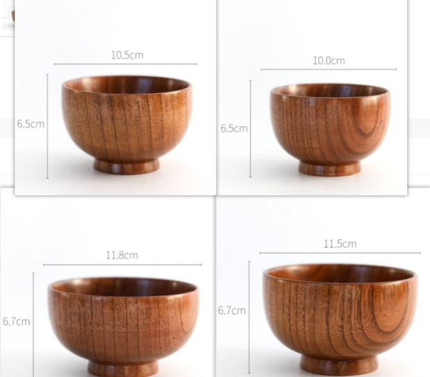Wooden round  bowl