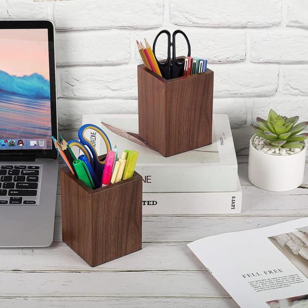 Wooden Pen Holder