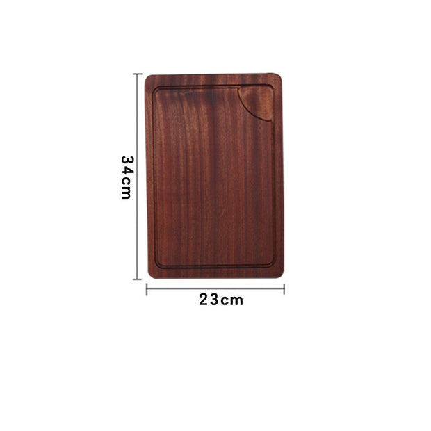 Wooden Steak and Pizza Serving Plate