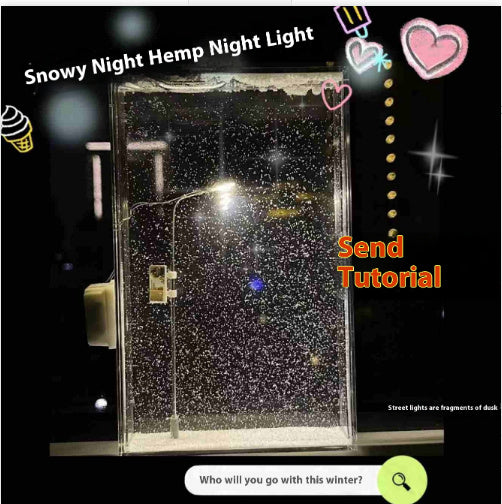 Magic Snowy Night Lights
