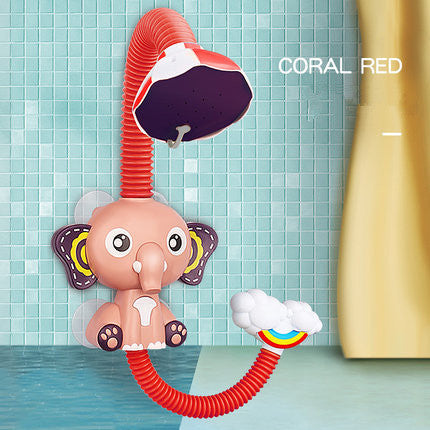 Electric Baby Water Game Toy Elephant Model