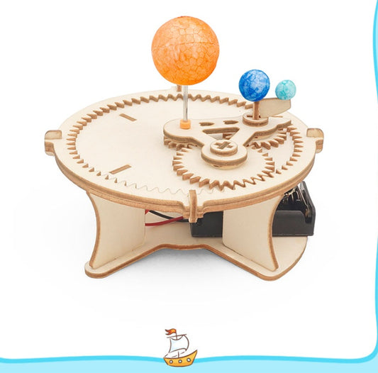 Wood Solar System Model Kids Toys