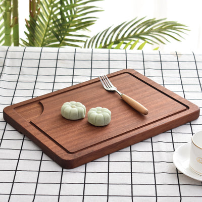 Wooden Steak and Pizza Serving Plate