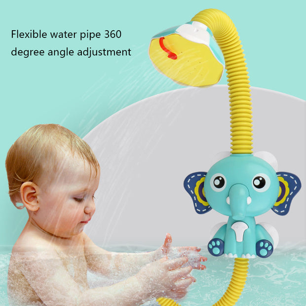 Electric Baby Water Game Toy Elephant Model