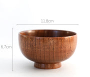 Wooden round  bowl