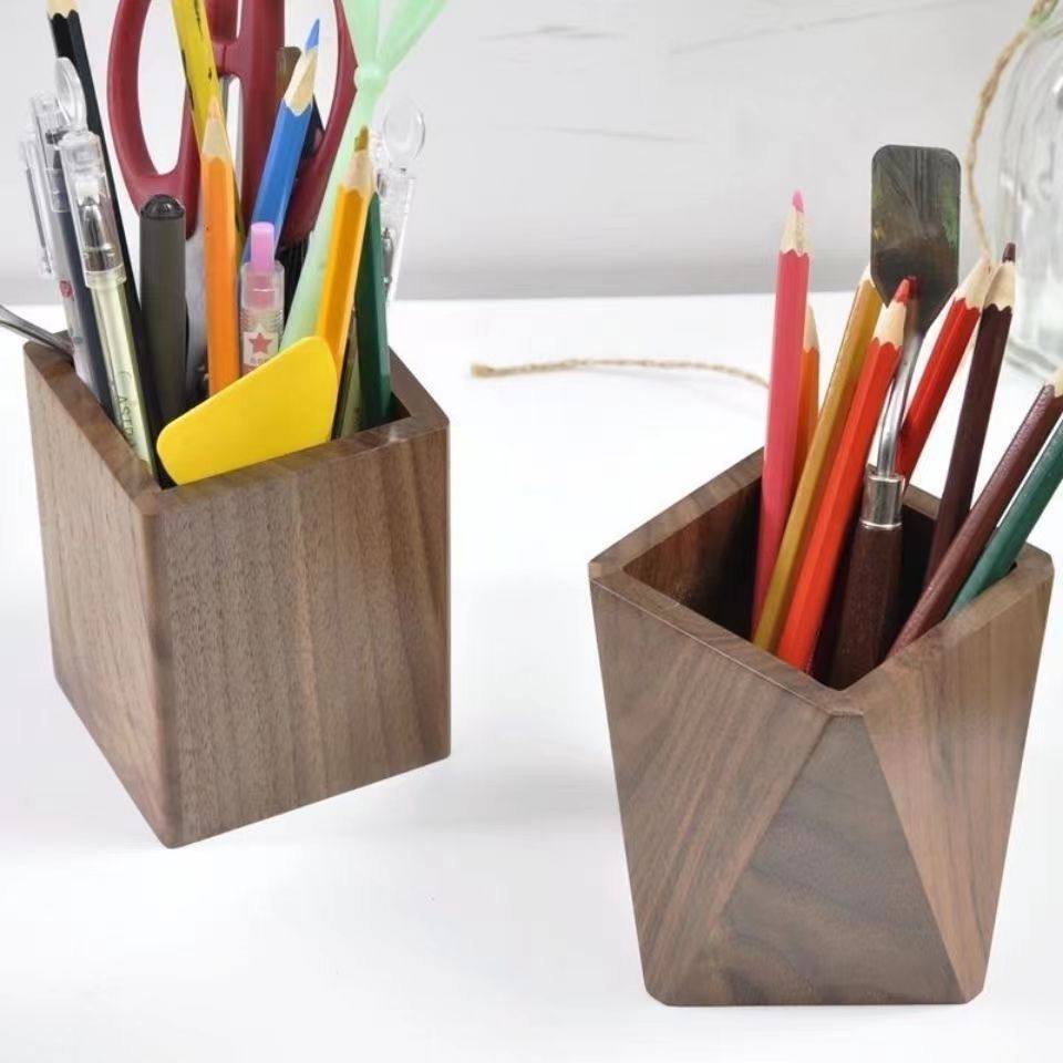 Wooden Pen Holder