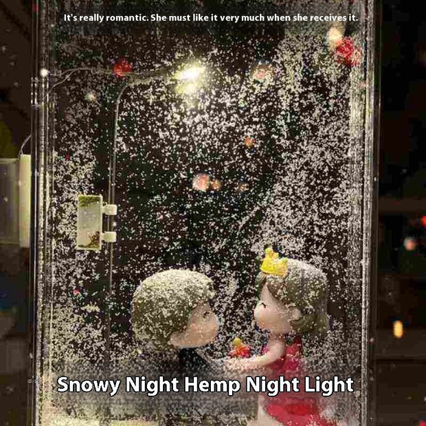 Magic Snowy Night Lights