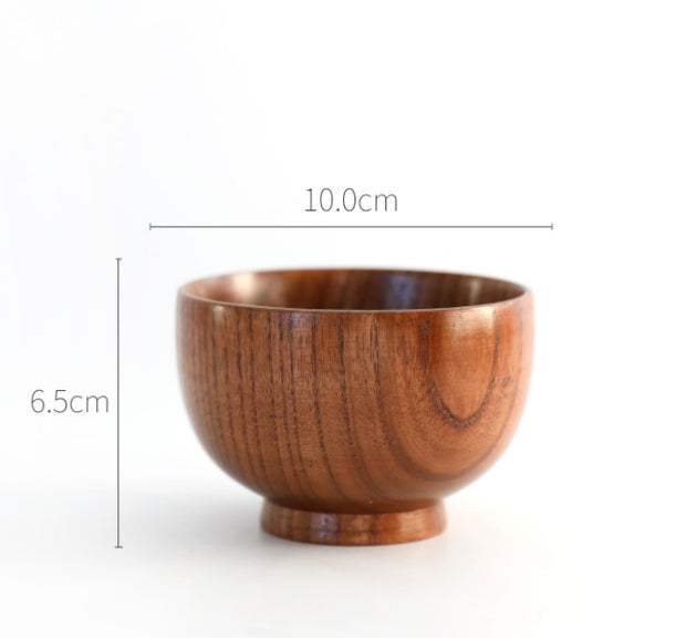 Wooden round  bowl