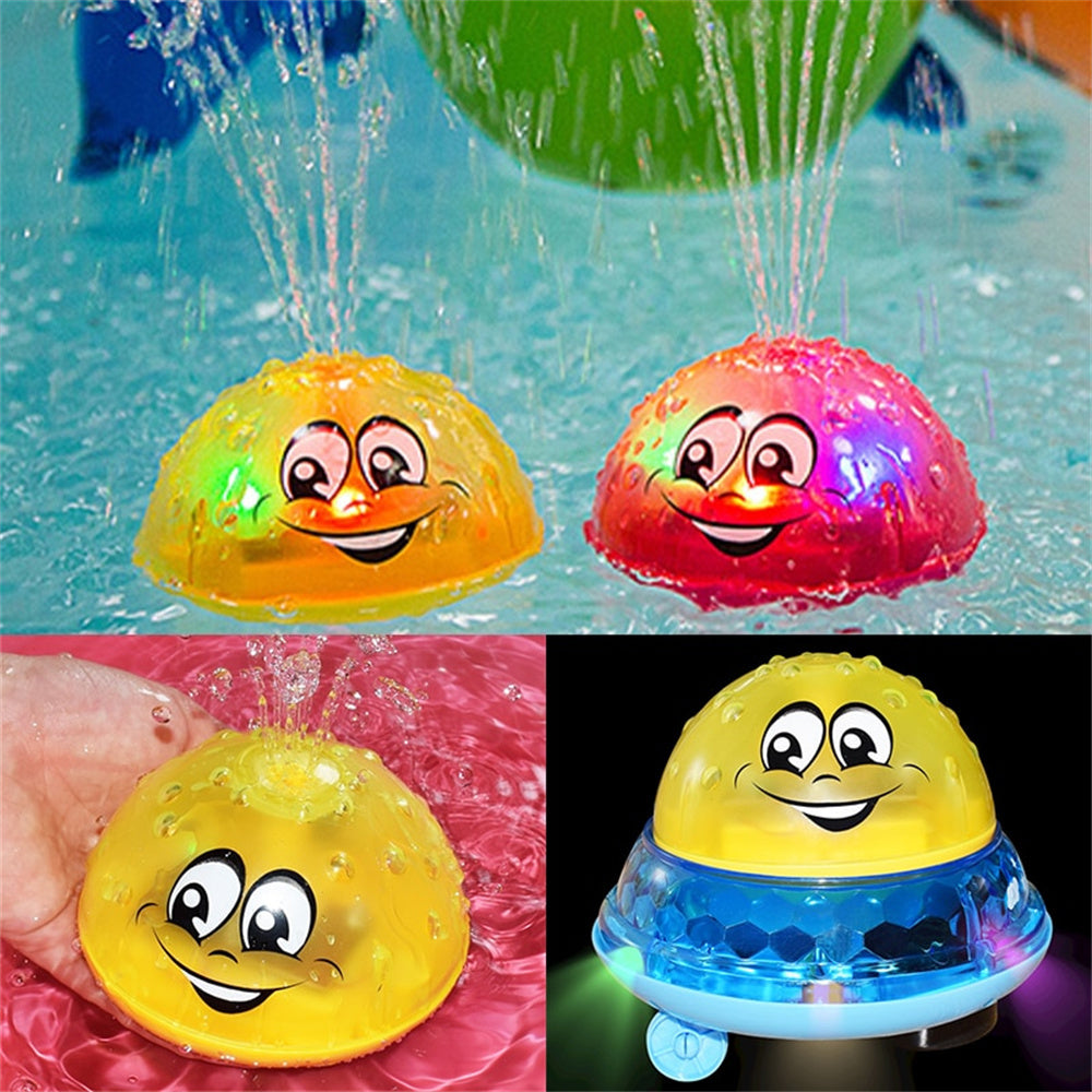 Spray Water Light-Up Rotating Shower Pool Toys for Kids