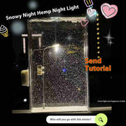Magic Snowy Night Lights