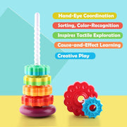 Large Rainbow Revolving Tower