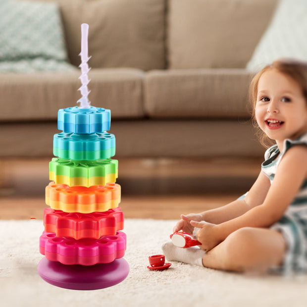 Large Rainbow Revolving Tower