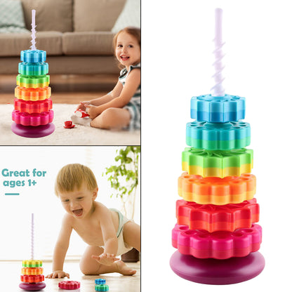 Large Rainbow Revolving Tower
