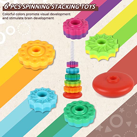 Large Rainbow Revolving Tower